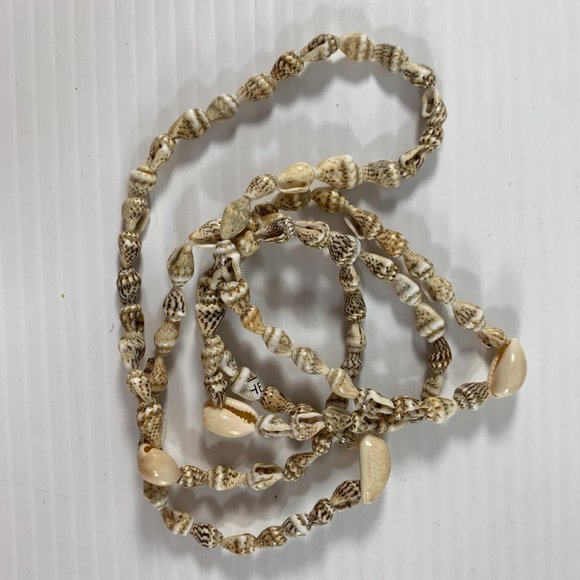 Mixed Lot of 8 Shell Necklaces Hawaiian Beach Wedding Boho Wearable Seashells - Picture 12 of 16